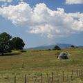 Borie (petite maison de berger en pierre) avec vue sur le Mt Ventoux
